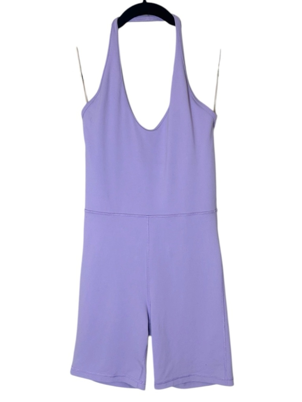 Aritzia Wilfred Free Look Romper - Purple Halter Spandex Romper- Size Medium